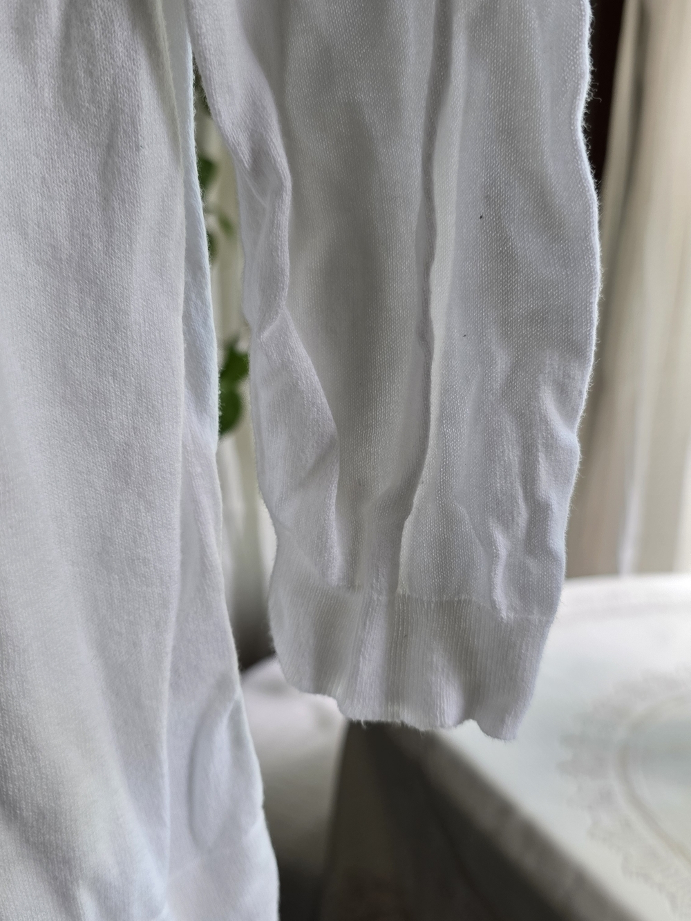 J.CREW White Cotton Tunic with Embroidered Bib - Picture 4 of 6